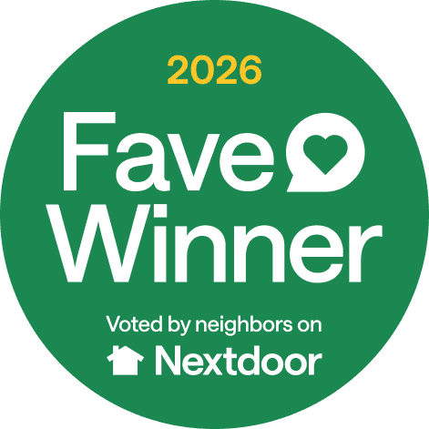 2026 Nextdoor Fave Winner, voted by neighbors on Nextdoor